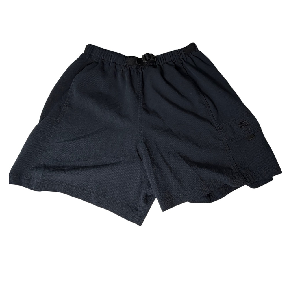 Vintage Moving Comfort Gorpcore Cargo Shorts Black Size M